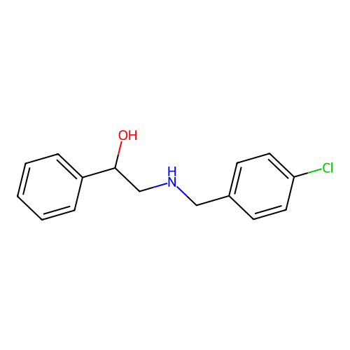 2-((4-Chlorobenzyl)amino)-1-phenylethanol structure