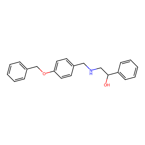 2-{[4-(Benzyloxy)benzyl]amino}-1-phenylethanol structure