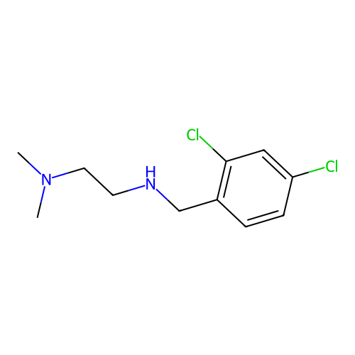 N'-(2,4-dichlorobenzyl)-N,N-dimethylethane-1,2-diamine structure