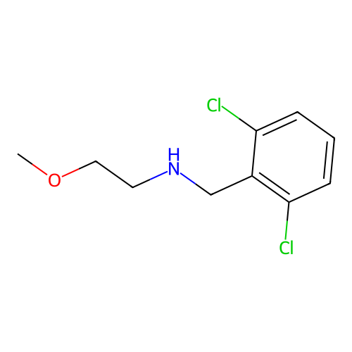 [(2,6-Dichlorophenyl)methyl](2-methoxyethyl)amine structure