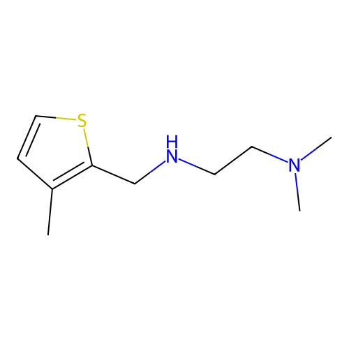 N,N-Dimethyl-N'-[(3-methyl-2-thienyl)methyl]-1,2-ethanediamine structure