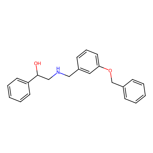 2-{[3-(Benzyloxy)benzyl]amino}-1-phenylethanol structure