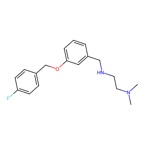N-[2-(dimethylamino)ethyl]-N-{3-[(4-fluorobenzyl)oxy]benzyl}amine structure