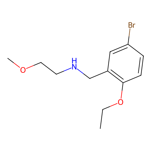 N-(5-bromo-2-ethoxybenzyl)-2-methoxyethanamine structure