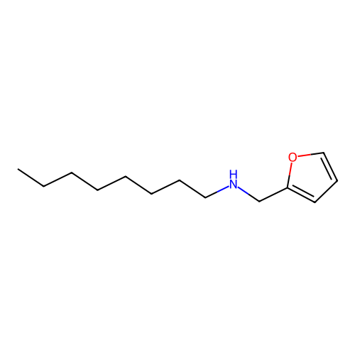 N-(furan-2-ylmethyl)octan-1-amine structure