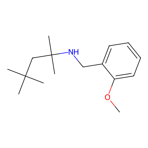 n-(2-Methoxybenzyl)-2,4,4-trimethylpentan-2-amine structure