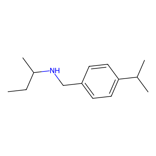 (Butan-2-yl)({[4-(propan-2-yl)phenyl]methyl})amine structure