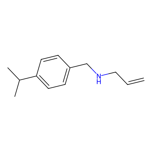 N-[(4-propan-2-ylphenyl)methyl]prop-2-en-1-amine structure