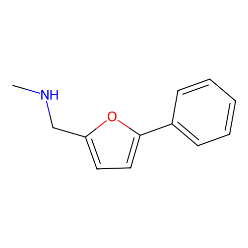 N-methyl-1-(5-phenylfuran-2-yl)methanamine structure