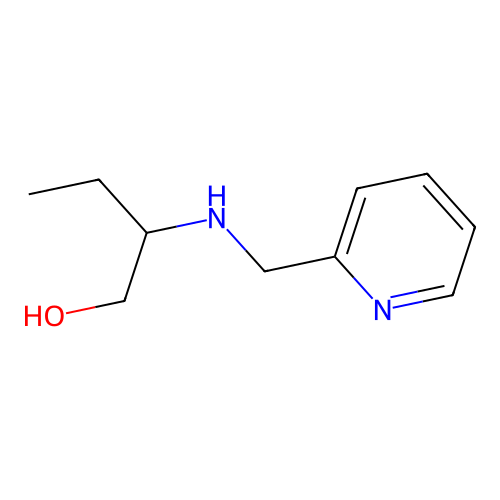 2-{[(Pyridin-2-yl)methyl]amino}butan-1-ol structure