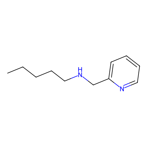 Pentyl[(pyridin-2-yl)methyl]amine structure
