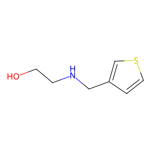 2-(Thiophen-3-ylmethylamino)ethanol structure