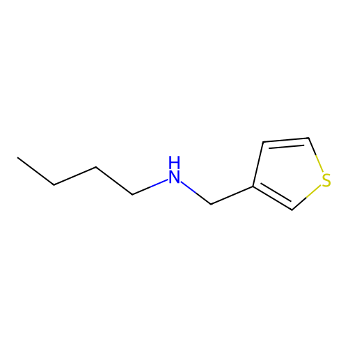 N-(thiophen-3-ylmethyl)butan-1-amine structure