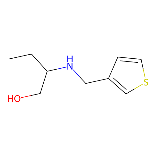 2-[(3-Thienylmethyl)amino]-1-butanol structure