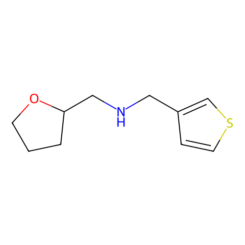 1-(tetrahydrofuran-2-yl)-N-(thiophen-3-ylmethyl)methanamine structure