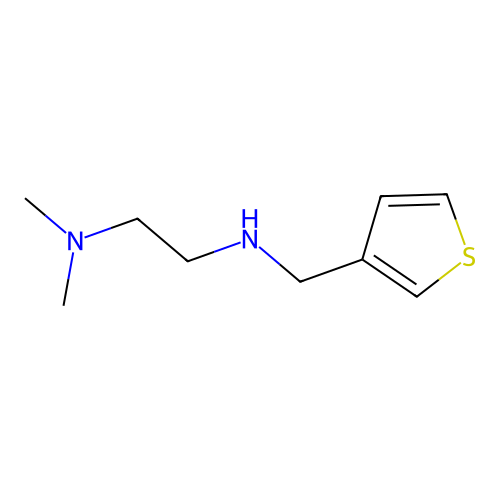 [2-(Dimethylamino)ethyl][(thiophen-3-yl)methyl]amine structure