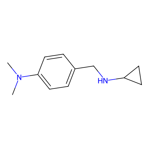 4-[(cyclopropylamino)methyl]-N,N-dimethylaniline structure