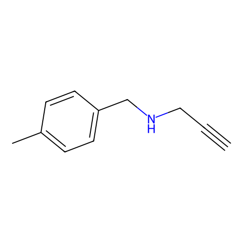 (4-Methylbenzyl)2-propyn-1-ylamine structure