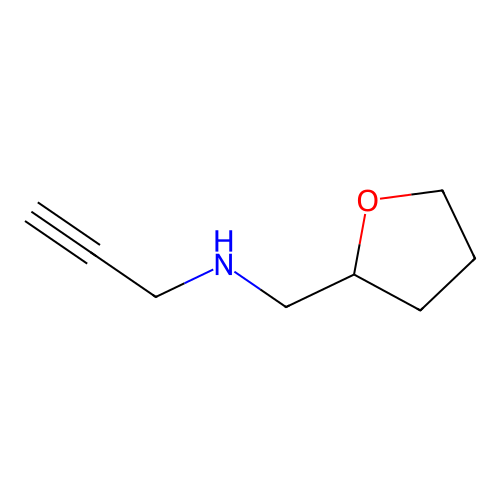 [(Oxolan-2-yl)methyl](prop-2-yn-1-yl)amine structure