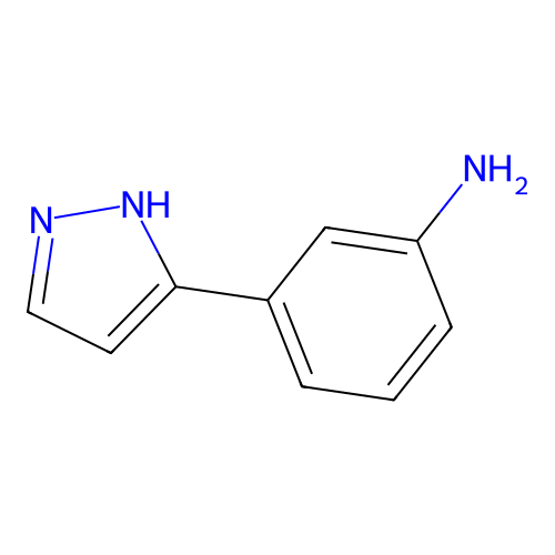 3-(1H-Pyrazol-3-yl)aniline structure