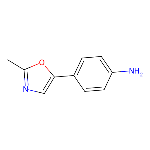 4-(2-Methyl-1,3-oxazol-5-yl)aniline structure