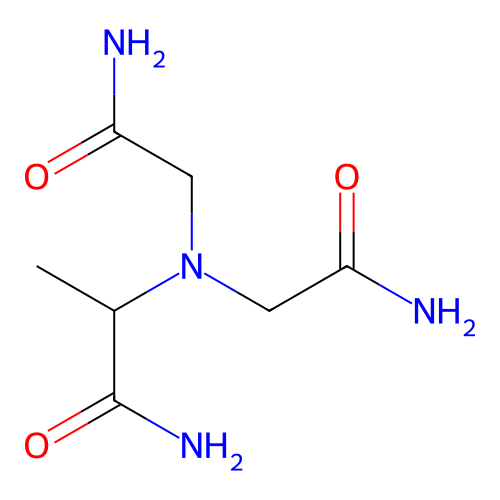 Propanamide, 2-[bis(2-amino-2-oxoethyl)amino]- structure