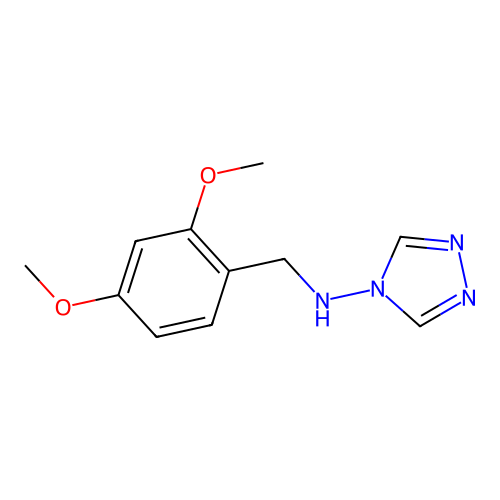 N-(2,4-Dimethoxybenzyl)-4H-1,2,4-triazol-4-amine structure