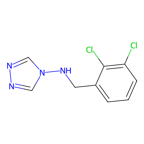 N-(2,3-dichlorobenzyl)-4H-1,2,4-triazol-4-amine structure