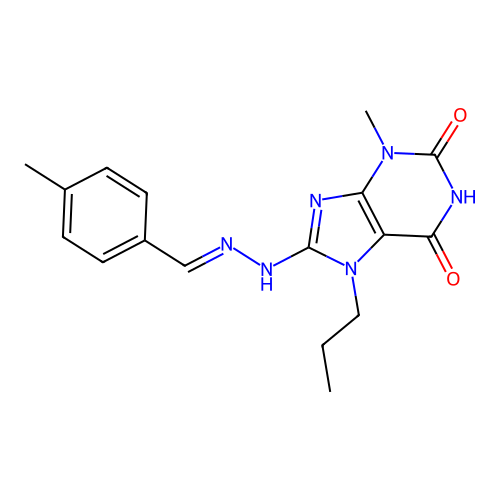C17H20N6O2 structure