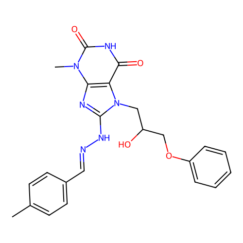 C23H24N6O4 structure