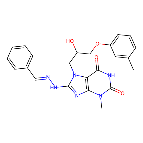 C23H24N6O4 structure