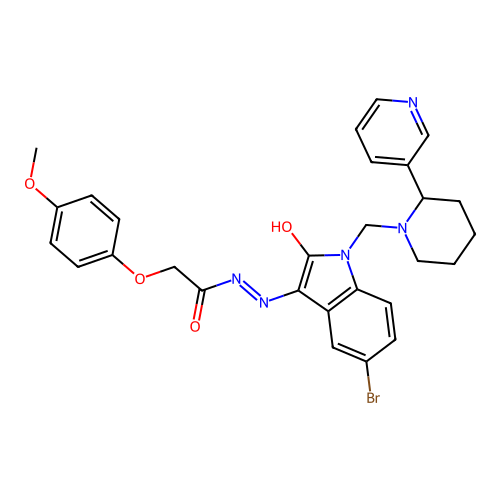 C28H28BrN5O4 structure