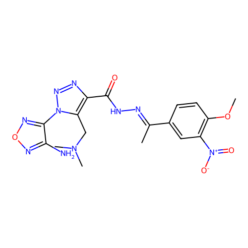 C17H20N10O5 structure