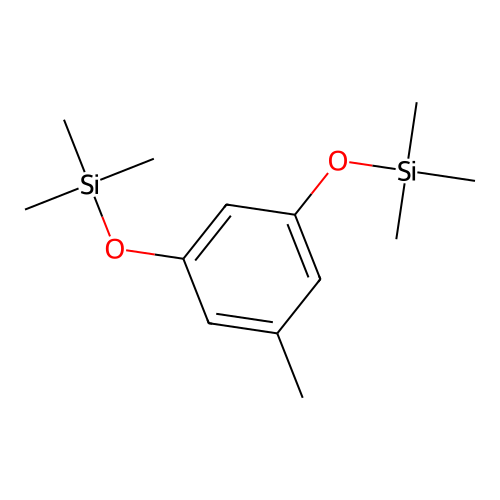 Benzene, 1-methyl-3,5-bis[(trimethylsilyl)oxy]- structure