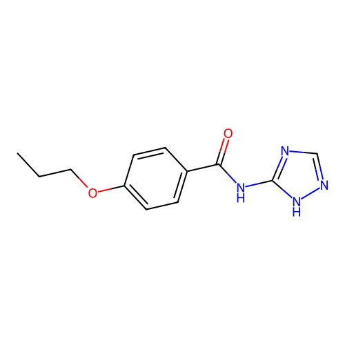 4-propoxy-N-(1H-1,2,4-triazol-5-yl)benzamide structure