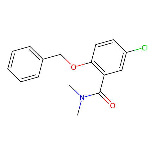 2-(benzyloxy)-5-chloro-N,N-dimethylbenzamide structure