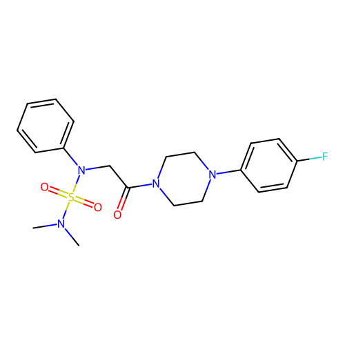 2-[N-(dimethylsulfamoyl)anilino]-1-[4-(4-fluorophenyl)piperazin-1-yl]ethanone structure