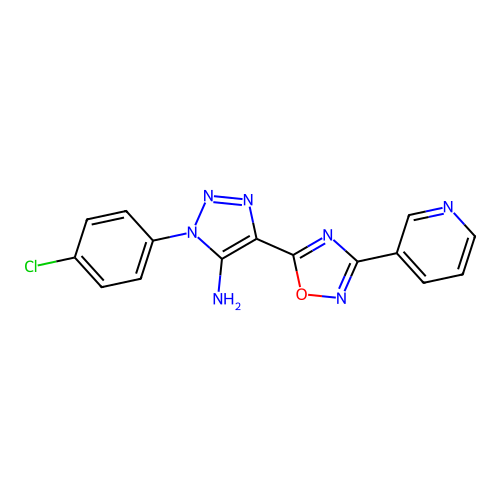 1-(4-CHLOROPHENYL)-4-[3-(PYRIDIN-3-YL)-1,2,4-OXADIAZOL-5-YL]-1H-1,2,3-TRIAZOL-5-AMINE structure