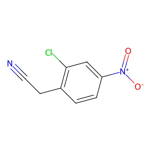 2-(2-Chloro-4-nitrophenyl)acetonitrile structure