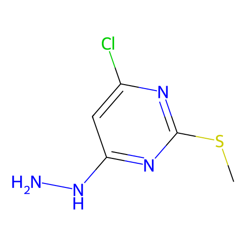 4-Chloro-6-hydrazinyl-2-(methylsulfanyl)pyrimidine structure