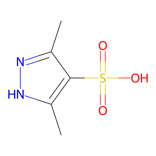 3,5-Dimethyl-1H-pyrazole-4-sulfonic acid structure