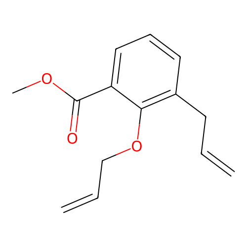 Methyl 3-allyl-2-(allyloxy)benzoate structure