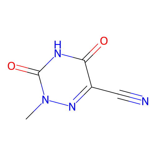 2-Methyl-3,5-dioxo-2,3,4,5-tetrahydro-1,2,4-triazine-6-carbonitrile structure