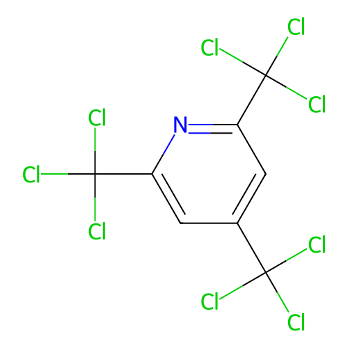 2,4,6-Tris(trichloromethyl)pyridine structure