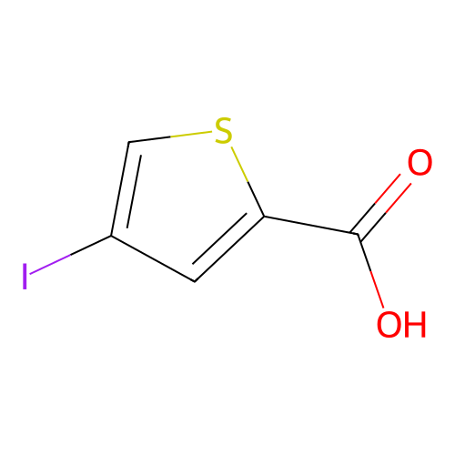 4-iodothiophene-2-carboxylic Acid structure