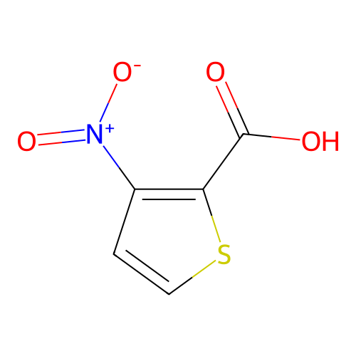3-nitrothiophene-2-carboxylic Acid structure