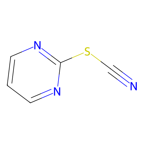 Pyrimidin-2-yl thiocyanate structure