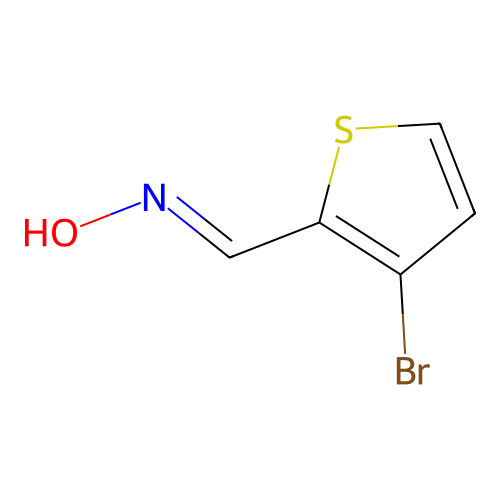 3-Bromo-thiophene-2-carbaldehyde oxime structure