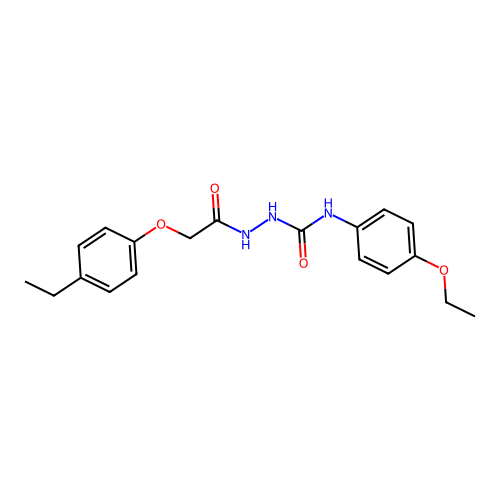 1-(4-Ethoxyphenyl)-3-[[2-(4-ethylphenoxy)acetyl]amino]urea structure
