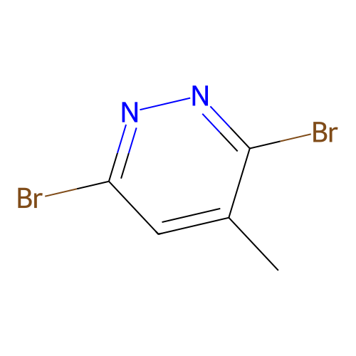 3,6-Dibromo-4-methylpyridazine structure